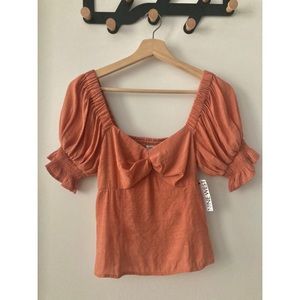 NWT corset-like top